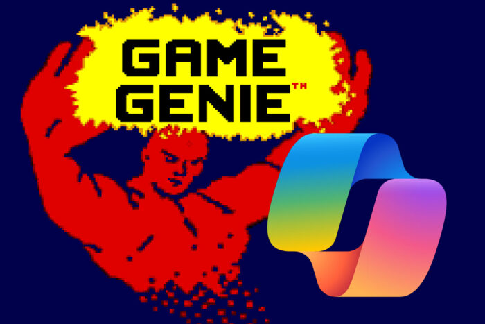 Game Genie en CoPilot logo's