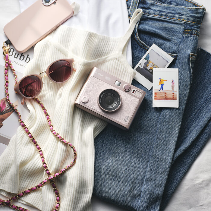 instax mini evo gentle rose