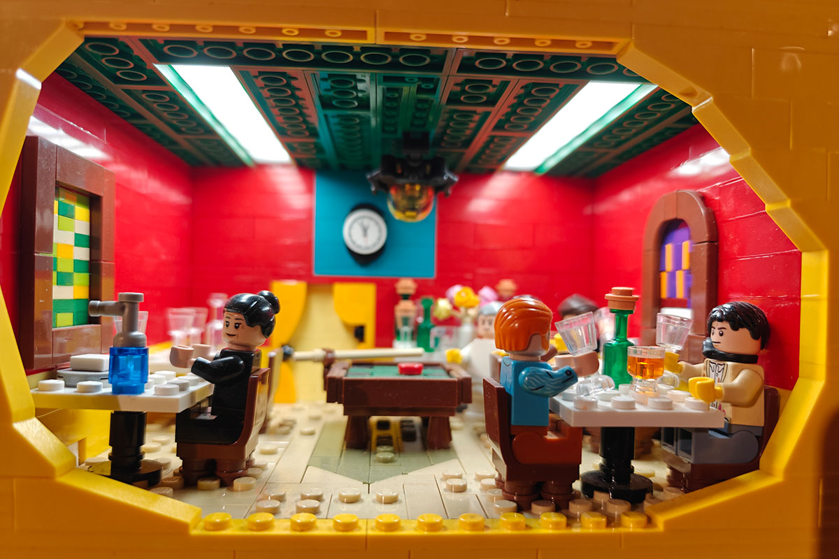 Het gele huis van LEGO Van Gogh