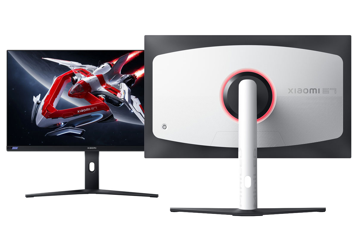 xiaomi mini led gaming monitor g pro 27i voor en achterkant