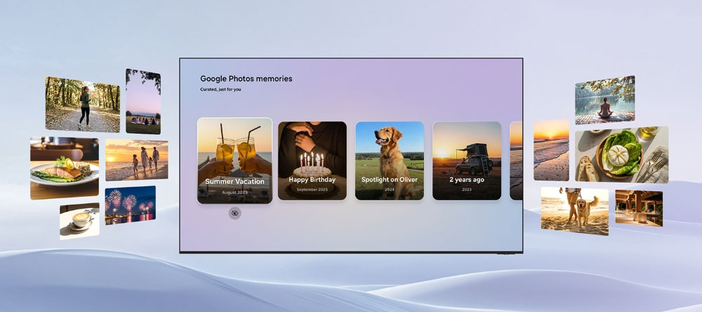 Google Photos Memories op Samsung TV