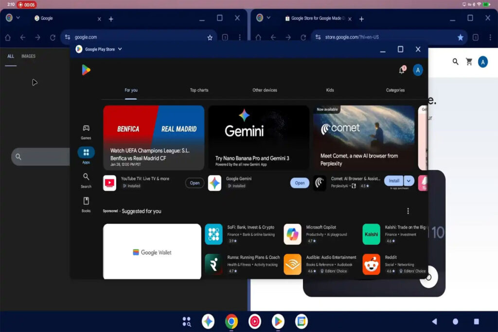 Google Android Desktop