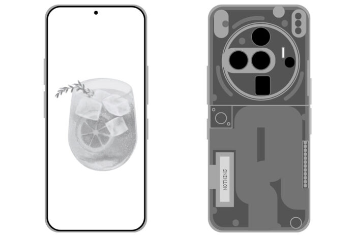 Nothing 4a Pro tekening