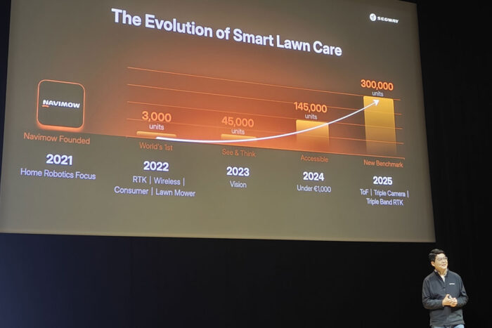 Segway Navimow presentatie in Parijs