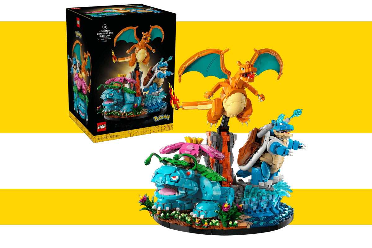 LEGO 72153 Venusaur, Charizard en Blastoise