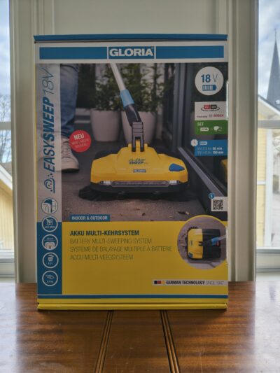 Gloria EasySweep 18V verpakking