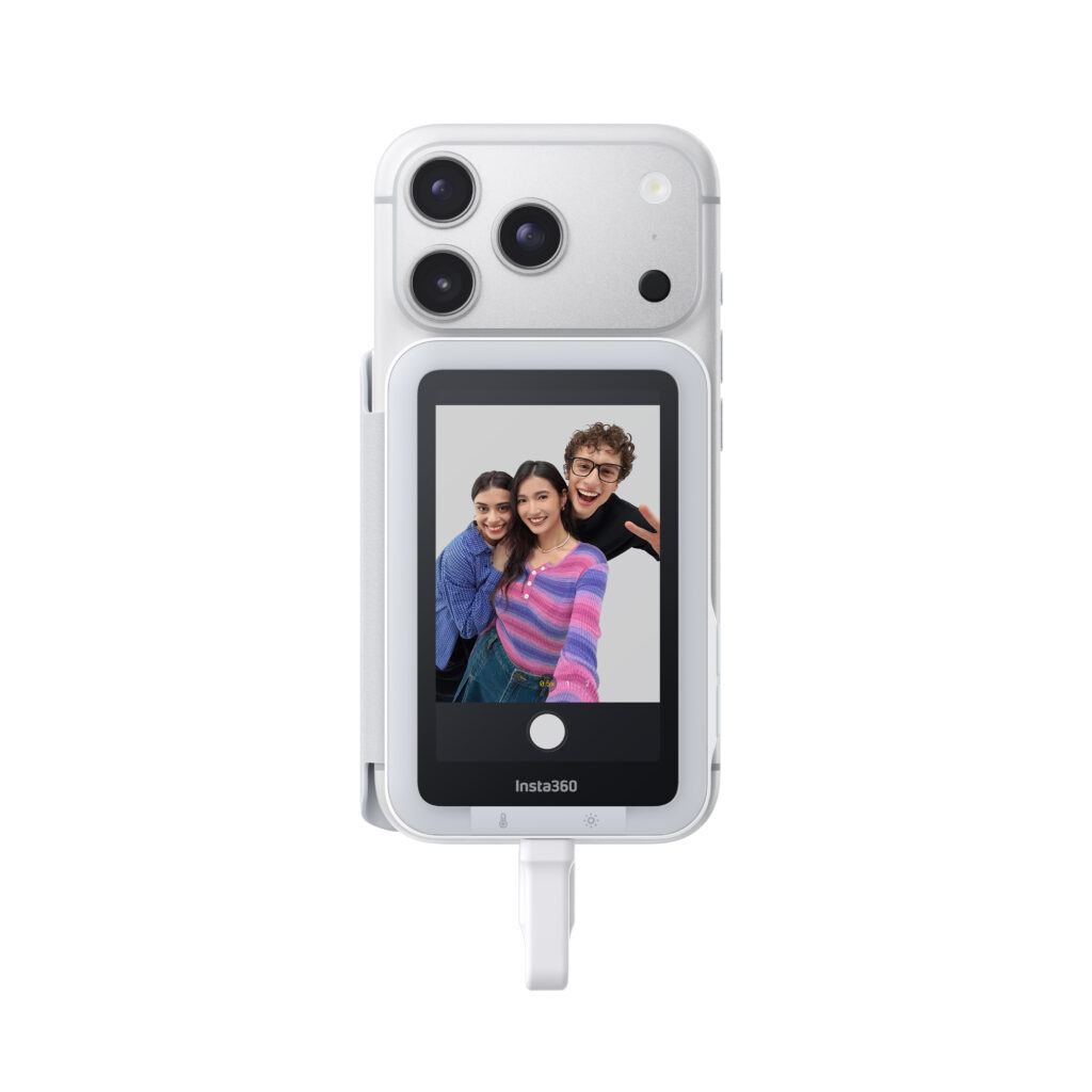 insta360 snap selfie screen with light product image 1