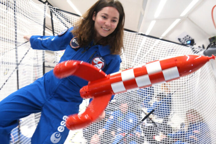 LEGO TinTin raket gewichteloos