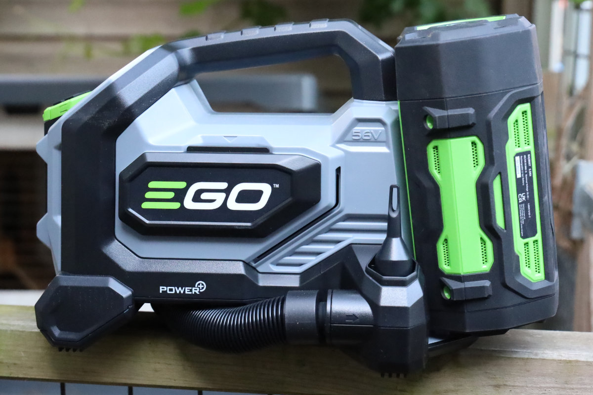 EGO PowerPlus Compact Inflator Zijkant