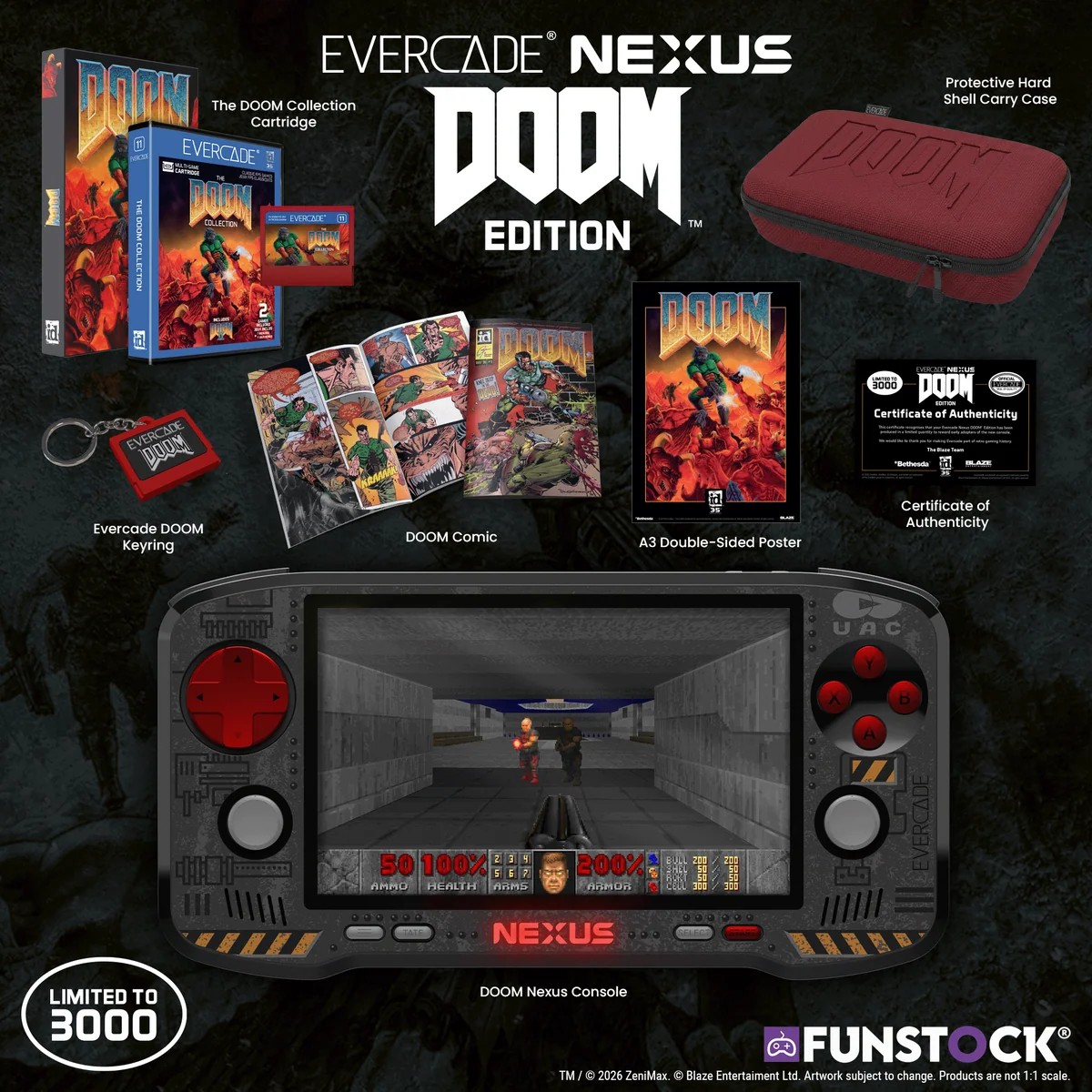 Evercade Nexus Doom Edition Onderdelen